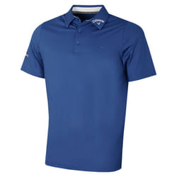 Callaway Golf Mens Chev Odyssey Moisture Wicking Recycled Polo Shirt - XL, Galaxy Blue
