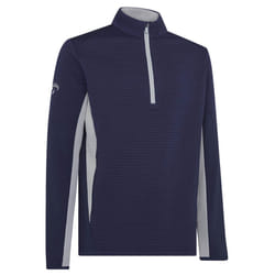 Callaway Golf Mens 2025 Midweight SwingTech Stretch Textured Golf Sweater - L, Peacoat