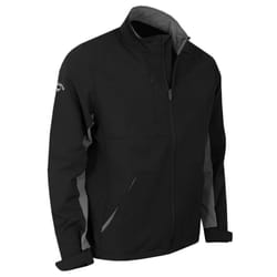 Callaway Golf Mens Premium SwingTech Water Resistant Golf Wind Jacket - M, Caviar