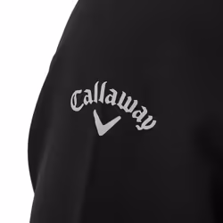 Callaway Golf Mens Premium SwingTech Water Resistant Golf Wind Jacket - XXL, Caviar