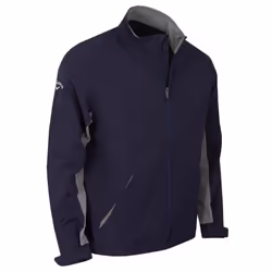 Callaway Golf Mens 2025 Premium SwingTech Water Resistant Golf Wind Jacket - S, Peacoat