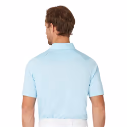 Callaway Golf Mens 2025 Swingtech Solid Stretch Moisture Wicking Polo Shirt - L, Arctic Paradise