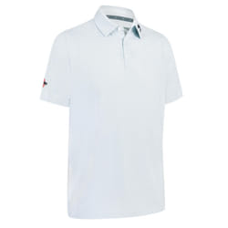 Callaway Golf Mens 2025 Odyssey Print Moisture Wicking Stretch Golf Polo Shirt - L, Bright White