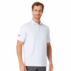 Callaway Golf Mens 2025 Odyssey Print Moisture Wicking Stretch Golf Polo Shirt - L, Bright White