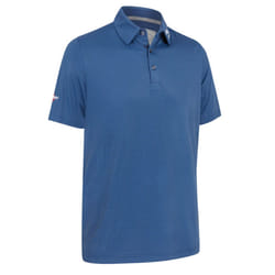 Callaway Golf Mens 2025 Odyssey Print Moisture Wicking Stretch Golf Polo Shirt - S, Peacoat