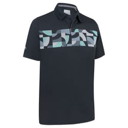 Callaway Golf Mens 2025 Optical 'C' Moisture Wicking Stretch Golf Polo Shirt - L, Caviar