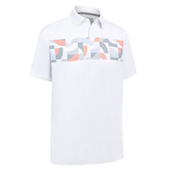 Callaway Golf Mens 2025 Optical 'C' Moisture Wicking Stretch Golf Polo Shirt - XL, Bright White
