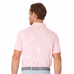 Callaway Golf Mens 2025 Kick Flip Print Moisture Wicking Golf Polo Shirt - XL, Strawberry Pink