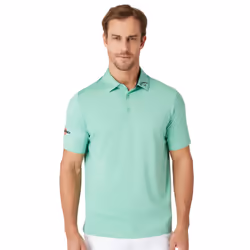 Callaway Golf Mens 2025 Chev Odyssey Moisture Wicking Recycled Polo Shirt - L, Neptune Green