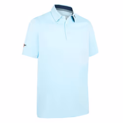 Callaway Golf Mens 2025 Chev Odyssey Moisture Wicking Recycled Polo Shirt - XXL, Arctic Paradise