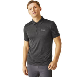 Regatta Mens Remex II Jersey Quick Dry Short Sleeve Polo Shirt Top - S, Ash