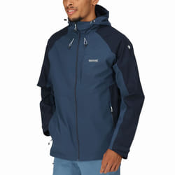 Regatta Mens Britedale Waterproof Walking Rain Jacket Coat - Blue Wing Navy - S, Blue Wing Navy