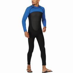 Regatta Mens Lightweight Quick Drying Warm Water Sports Surfing Full Wetsuit - S/M, Oxford Blue