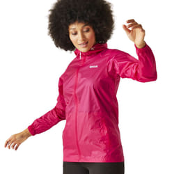 Regatta Womens Pack-It III Waterproof Packaway Outdoor Jacket - 20, Pink Potion