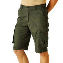 Regatta Mens Shorebay Vintage Cotton Outdoor Walking Hiking Cargo Shorts - 40, Dark Khaki