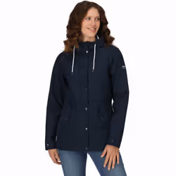 Regatta Womens Bayla Giovanna Fletcher Collection Waterproof Hooded Jacket Coat - 8, Navy