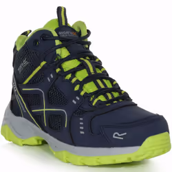 Regatta Kids Vendeavour Junior Waterproof Walking Hiking Boots - 13K UK, Navy Lime