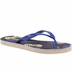 Regatta Womens Orla Kiely Cushioned Summer Beach Sandals Thongs Flip Flops - 3 UK, Passion Flower