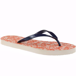 Regatta Womens Orla Kiely Cushioned Summer Beach Sandals Thongs Flip Flops - 3 UK, Parsley Satsuma