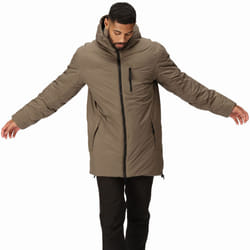 Regatta Mens Yewbank II Hooded Waterproof Outdoor Winter Park Jacket - Crocodile - XL, Crocidile