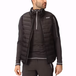 Regatta Mens Marizion Baffled Water Repellent Bodywarmer Gilet Vest - L, Black