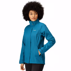 Regatta Womens Daysha Outdoor Walking Hiking Waterproof Hooded Jacket Coat - 8 UK, Gulfstream