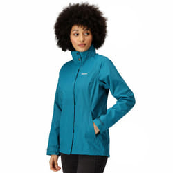 Regatta Womens Daysha Outdoor Walking Hiking Waterproof Hooded Jacket Coat - 8 UK, Gulfstream