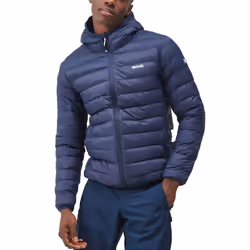 Regatta Mens Marizion Baffled Water-Repellent Jacket Coat - XL, Navy