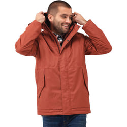 Regatta Mens Sterlings IV Waterproof Fleece Lined Jacket Coat - Burnt Henna - 3XL, Burnt Henna