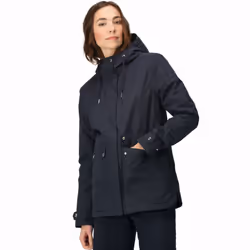 Regatta Womens Broadia Waterproof Hooded Warm Winter Jacket Coat - 8, Navy