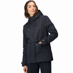 Regatta Womens Broadia Waterproof Hooded Warm Winter Jacket Coat - 8, Navy