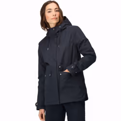 Regatta Womens Broadia Waterproof Hooded Warm Winter Jacket Coat - 14, Navy