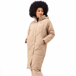 Regatta Womens Cambrie Quilted Warm Winter Long Padded Jacket Coat - 16, Barleycorn