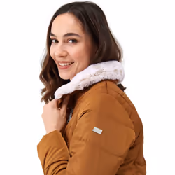 Regatta Womens Wildrose Baffled Water Repellent Jacket Coat - Rubber - 12, Rubber