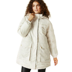 Regatta x Christian Lacroix Womens Cailar Longline Waterproof Jacket Coat - 12, Pearl