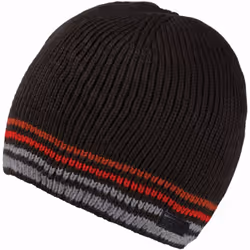 Regatta Mens Balton Warm Winter Fleece Lined Knitted Beanie Hat - One Size, Black