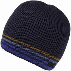 Regatta Mens Balton Warm Winter Fleece Lined Knitted Beanie Hat - One Size, Navy