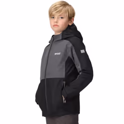 Regatta Kids Beamz III Waterproof Hooded Warm Winter Outdoor Jacket - Black Seal - 3-4 Yrs, Black Seal