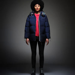 Regatta x Christian Lacroix Womens Gallician Baffled Padded Jacket Coat - 10, Navy