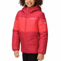 Regatta Kids Lofthouse VII Insulated Padded Water Repellent Jacket Coat - 7-8 Yrs, Berry