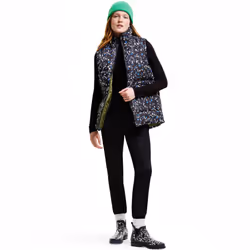 Regatta Womens Orla Kiely Printed Padded Bodywarmer Gilet - 10, Berry Bubble Blue