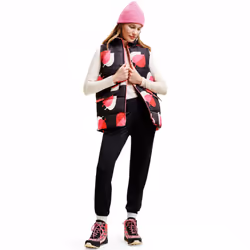Regatta Womens Orla Kiely Printed Padded Bodywarmer Gilet - 16, Shawod Elm Pink
