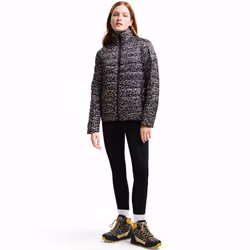 Regatta Womens Orla Kiely Printed Baffled Water-Repellent Padded Jacket - 18, Black