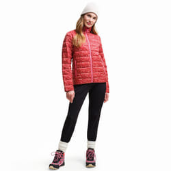 Regatta Womens Orla Kiely Printed Baffled Water-Repellent Padded Jacket - 16, Red