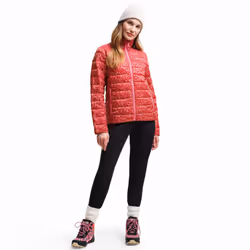 Regatta Womens Orla Kiely Printed Baffled Water-Repellent Padded Jacket - 18, Red