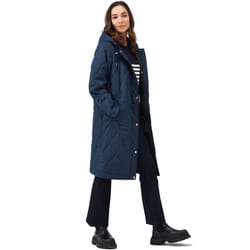 Regatta Womens Jaycee Quilted Water-Repellent Button Up Jacket Coat - 20, Navy
