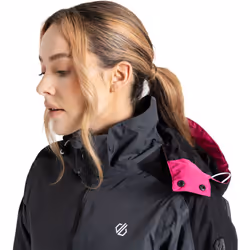 Dare 2b Womens Climatise Waterproof Thermal Ski Jacket Coat - Ebony Grey - 6, Ebony Grey