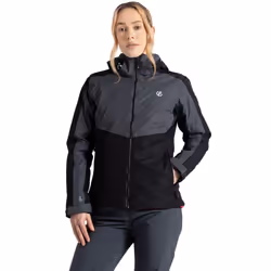 Dare 2b Womens Climatise Waterproof Thermal Ski Jacket Coat - Ebony Grey - 14, Ebony Grey