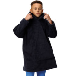 Regatta Kids Cosy Borg Fleece Oversized Hoodie Poncho - 3-5 Yrs, Navy
