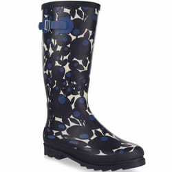 Regatta Womens Cosy High Floral Wellington Wellies Boots - 8 UK, Berry Blue